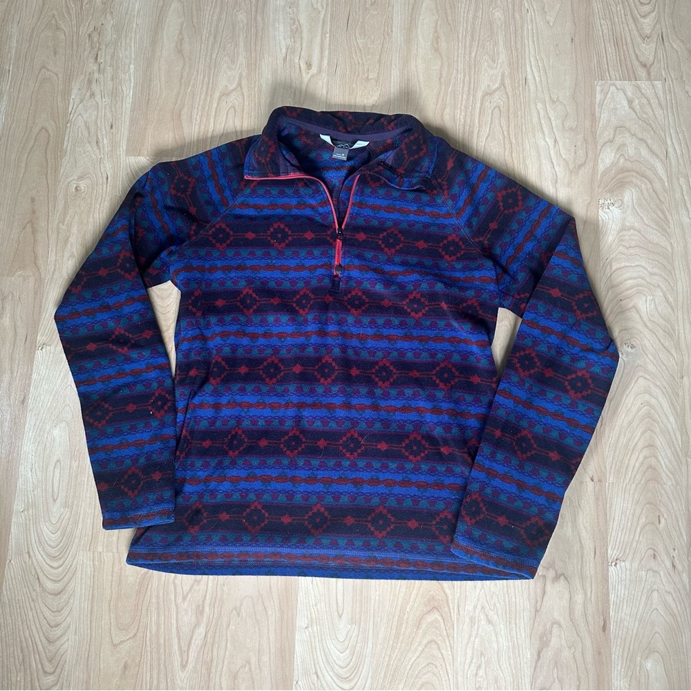 Eddie Bauer Multicolor Fleece Pullover
